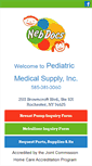 Mobile Screenshot of pediatricmedicalsupply.com
