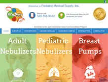 Tablet Screenshot of pediatricmedicalsupply.com
